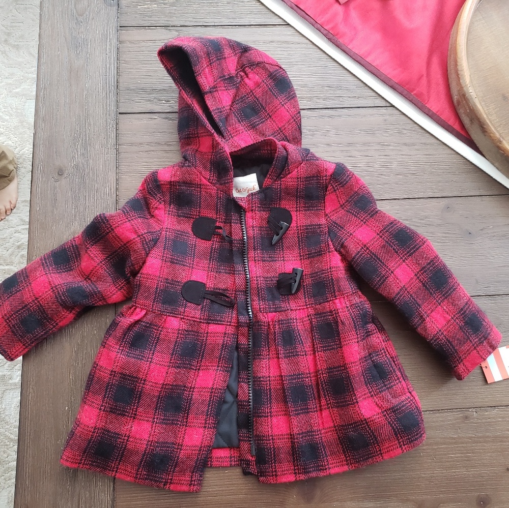 **SOLD**Cat and Jack quilted girls coat